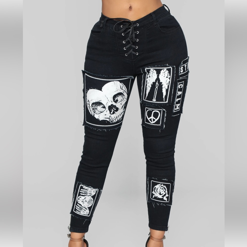 A Bit Of A Misfit Ankle Jeans